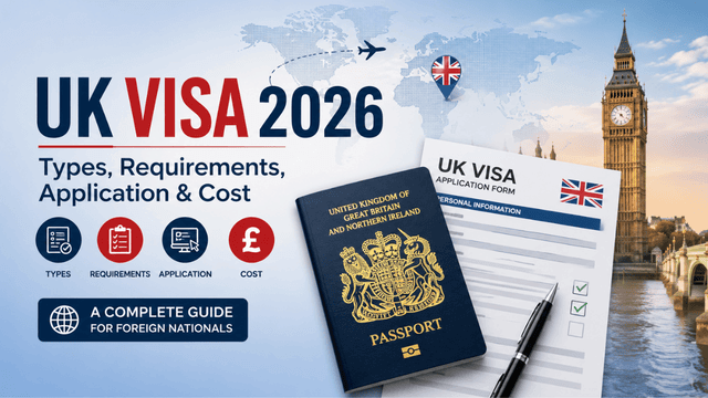 UK Visa 2026: Types, Requirements, Fees, How to Apply, Cost & Update Guide